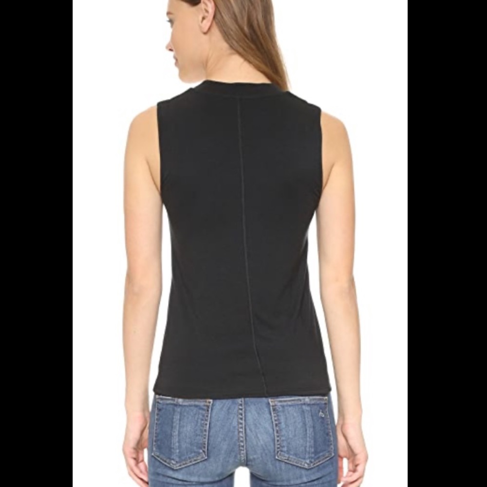 Rag & Bone Silk Beech Mock Neck Tank - Picture 2 of 11